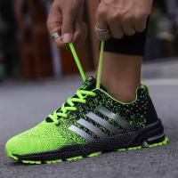 Zapatillas de deporte Unisex para correr al aire libre, Zapatos transpirables informales para caminar, antideslizantes, cómodas, tenis para hombre - details 9