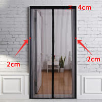Mosquitera magnética para puerta, cortina de tamaño personalizado, pantalla de puerta, se apagan automáticamente, malla invisible - details 3