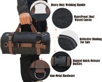 Rollo de herramientas con 15 bolsillos, bolsas de 15l, rollo de bolsa de herramientas, bolsa enrollable, organizador de rollo de herramientas - details 2