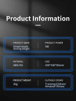Caja de Música Inteligente para Boxeo Entrenamiento de Reacciones Luz LED - details 8