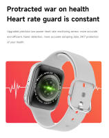Nuevo Watch10 Reloj de salud para mujer de 1,85 pulgadas Monitoreo del sueño Frecuencia cardíaca y presión arterial Dial personalizado Llamada Bluetooth para Android iOS Pulsera inteligente impermeable para mujer, regalo exquisito 2025 - details 8