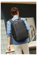 Mochila Oxford impermeable para ordenador portátil de 18 pulgadas para hombre, morral grande para ordenador de negocios, mochila urbana con cerradura - details 9