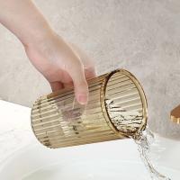Vasos de baño de cristal acrílico de lujo ligeros, taza de agua Simple para parejas, taza de cepillado de dientes, nuevo - details 6
