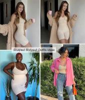 Moldeadores reductores para Mujer, ropa Adelgazante para moldear el cuerpo, Control del Abdomen, mono Posparto - details 7