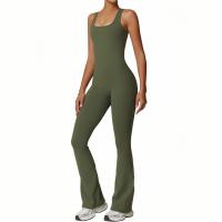 Mono de Yoga ajustado para mujer, Adelgazante y adelgazante, con un traje de Yoga y Fitness integrado ligeramente acampanado - details 1