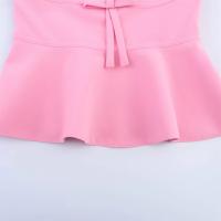 PB & ZA 2025 estilo dulce simple temperamento decoración de lazo fuera del hombro tubo top novedad de verano ropa de mujer - details 4