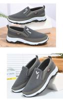 Zapatos De Lona Para Hombre Con Suela Suave Casual Transpirables Cómodos Con Mangas Slip-On Zapatillas De Tela Oxford Antideslizantes Resistentes Al Desgaste Para Primavera/Otoño - details 13