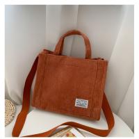 Bolso de lona de pana bolso de mensajero de hombro para mujer versión coreana pequeño bolso cuadrado - details 8