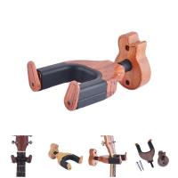 Soporte de Guitarra de Madera con Bloqueo Automático Accesorio de Banderas de Instrumento de Cuerdas - details 6