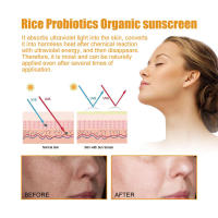 Crema Protectora Solar de Arroz Probiótico SPF50+ Hidratante Refrescante para la Piel - details 7
