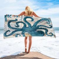 Toalla de playa de microfibra sin arena, fina, de secado rápido, súper absorbente, toallas grandes y ligeras para viajes, deportes, piscina - details 4