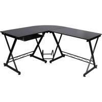 Escritorio de Esquina Forma L Mesa de Ordenador Ideal para Estudio y Juegos Ahorro de Espacio - details 7