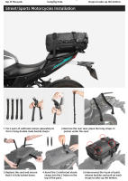 Rhinowalk-mochila para motocicleta, bolsa impermeable de 8L, 15L, 30L, bolsa trasera para motocicleta, alforja Universal para exteriores, accesorios para sillín - details 12