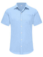 Camiseta informal de manga corta para hombre, blusa de talla grande, cárdigan, Azul, Gris, rojo, blanco, 3xl, 2xl, 44, 42 - details 7