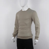 Suéter de punto para hombre, camiseta informal de manga larga con cuello redondo y ajuste holgado - details 32