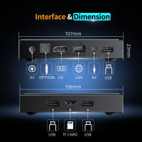 X96 NEX Amlogic S905Y5 TV Box 4K100M Android 14.0 WIFI6 BT5.4 con Air Mouse Opcional, Reproductor Multimedia 2G 16G 4G 32G - details 8