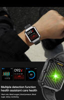 Reloj inteligente con pantalla completamente táctil de 1,96 pulgadas y auriculares Bluetooth TWS 2 en 1 - details 6
