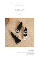 Zapatos de mujer con tacón bajo y hebilla plana - details 17