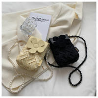 Bolsa de Teléfono Móvil de Lujo Ligera con Cadena de Perlas Bolsa de Verano a la Moda para Mujeres - details 25