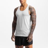 Camiseta sin mangas de secado rápido para hombre, ropa interior transpirable y ligera para hacer ejercicio, Fitness y musculación, novedad - details 4