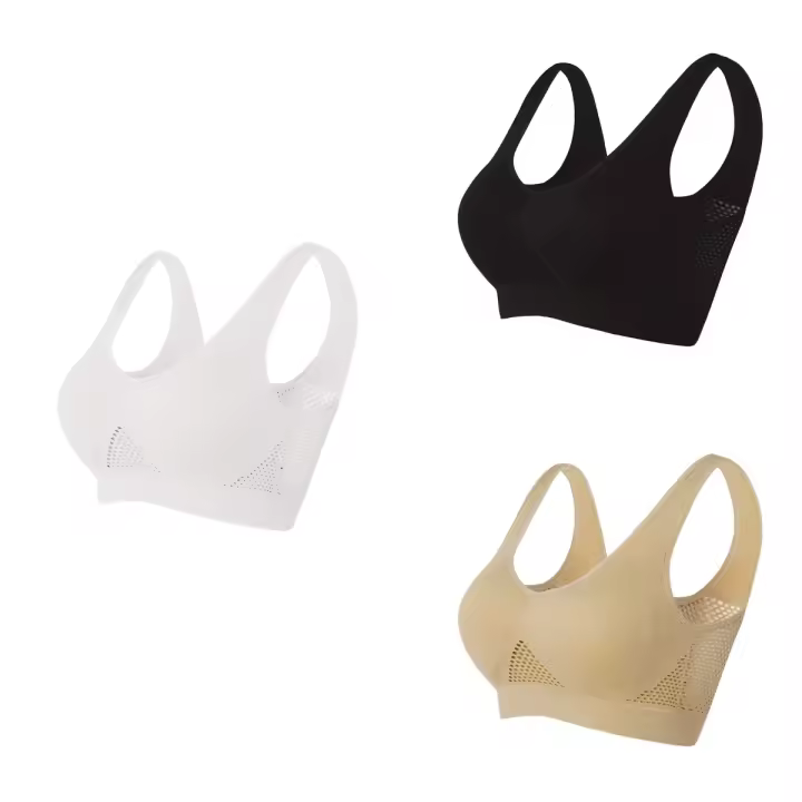 Chaleco de Yoga sin Costuras Vestido de Cara Completa Material de Nylon - 1