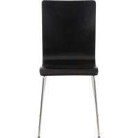Juego de 2 Sillas de Espera Pepe I Sillas para Visitas con Asiento de Madera Ergonómico I Set 2X Sillas de Conferencia Color:, Color:Negro - details 3