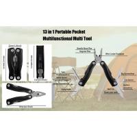 Alicates Multiusos Portátiles de Acero Inoxidable Cuchillo Plegable para Acampar al Aire Libre - details 2
