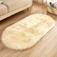 Decoración creativa para el hogar: cojín de alfombra similar a la lana para sofá de sala de estar, almohadilla antifrío para pies para dormitorio, almohadilla antideslizante para baño, duradera y resistente a las manchas en estilo europeo - details 9