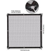 Malla plateada de protección solar de aluminio reflectante, malla para invernaderos, flores, plantas, patios y césped. - details 0