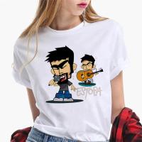 Camiseta de Estopa para mujer, top de manga, ropa harajuku japonesa para mujer - details 0
