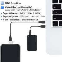 Dispositivo de grabación de Audio, grabadora Digital activada por voz, dictáfono continuo, cuerpo súper ultrafino, 50H, USB Flash, 64G, V15, 300mAh - details 4