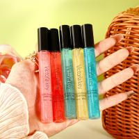 Conjunto de Perfume Dorado Portátil Fragancia Natural Duradera de 3ml Spray Corporal para Mujeres - details 3