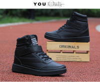 Zapatillas altas transpirables para mujer, zapatos deportivos informales antideslizantes, plataforma oculta, aumento de cuero - details 17