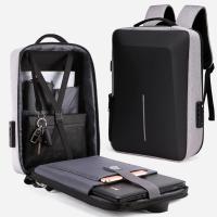 Mochila antirrobo informal para hombre, bolsa de viaje de alta capacidad, carga USB, negocios, ordenador - details 9