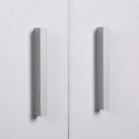 7 estantes para zapatos con cierre de 2 puertas, estructura de madera, armario auxiliar multiusos, tamaño 108 x 55 x 36 cm (roble) - details 18