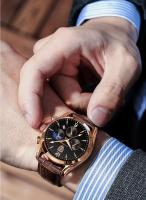 Reloj Deportivo de Cuero de Marca Premium 2021 Reloj de Cuarzo Automático para Hombres Impermeable - details 4