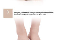 Pad de Silicona para Pie Herramienta de Cuidado de Pies Separador de Dedos Corrector de Hallux Relievo de Bunión Ajustador de Hueso - details 6