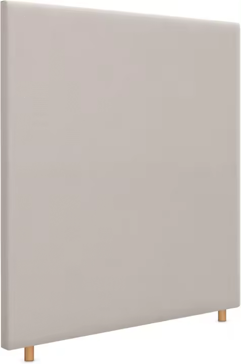Cabecero de Lino Natural Liso hasta el Suelo con 8cm de Grosor Cabecera Tapizada Cama Dormitorio Moderno Top Trending (Beige, 160cm (Camas 150)) - 1