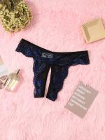 Tangas sexis sin entrepierna, ropa interior de encaje Invisible, bragas cómodas para mujer, calzoncillos íntimos, bragas de cintura baja, lencería femenina - details 6