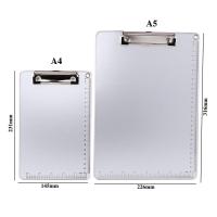Almacenamiento de billetes de papel de aleación de aluminio, carpeta de archivos de libros, portadocumentos A4, portapapeles, almohadillas de escritura, Clip para tablero de escritura - details 6