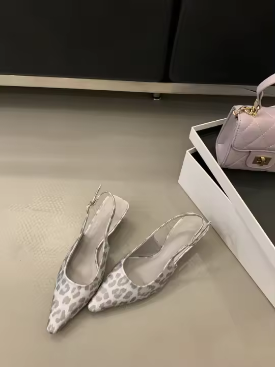 Nuevo stiletto tacones altos bolsa cabeza sandalias mujer francés con falda noche brisa vacío solo zapatos zapatos de mujer - 1