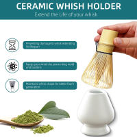 Juego de Té Matcha de Cerámica 4 Piezas: Soporte de Basto, Bol de Té, Molinillo, Cepillos - details 2