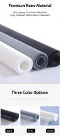 Mosquitera tejida de alta densidad - Negro Blanco Gris Malla para ventana repelente de insectos Transpirable Personalizable Corte a medida - details 3