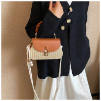 Bolso de mano de paja de moda para mujer, bolso de hombro tipo bandolera de cuerda de alto valor, novedad de verano - details 9
