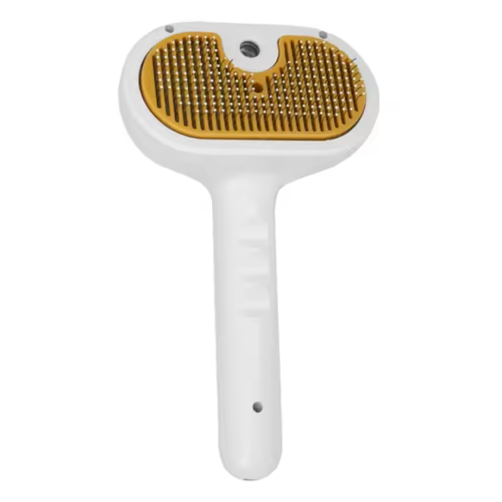 Cepillo de Vapor para Mascotas Peine de Eliminación de Pelo Eficiente con Rociado - 1