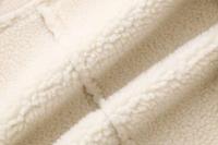 Chaqueta de piel de una pieza con cuello grueso para mujer, abrigo de manga larga con cinturón de cremallera diagonal, ropa de abrigo de invierno, nueva moda - details 13