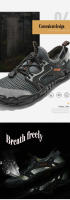 Zapatos de agua de verano para hombre, zapatos para caminar descalzos, zapatos para agua al aire libre de secado rápido, zapatos de natación transpirables, sandalias de playa para Surf - details 3