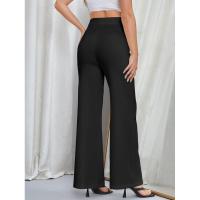 Pantalones holgados elegantes de cintura alta para mujer primavera otoño para moda femenina - details 10