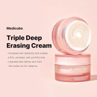 Crema de Colágeno Triple Medicube Hidratante y Reafirmante con Ácido Hialurónico, Elástico Premium, Maní Cuidado de Arrugas y Elasticidad Belleza Coreana, 1.69 oz - details 0