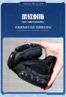 Zapatos de trabajo con botón giratorio para hombre, zapatillas de seguridad ANTIPERFORACIONES, zapatos de trabajo protectores con punta de acero - details 12